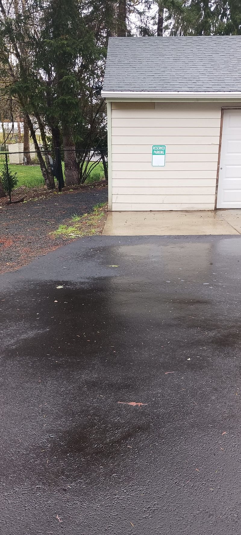 designated parking area
