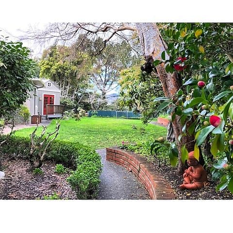 Pathway to room and garden