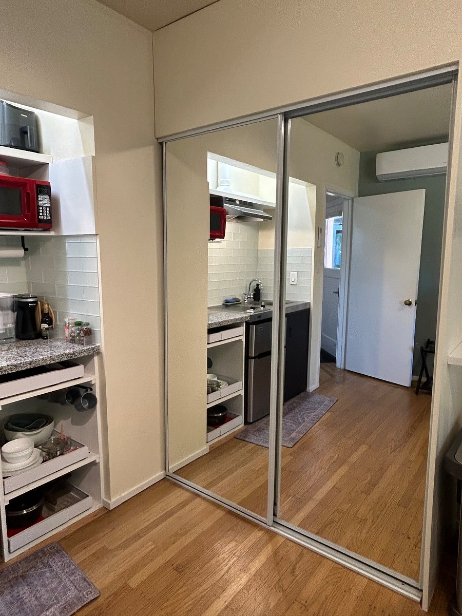 Kitchenette and closet