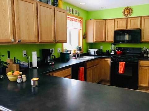 The shared kitchen space