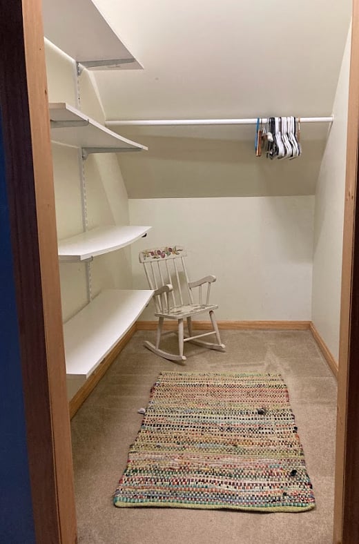 Large walk-in closet