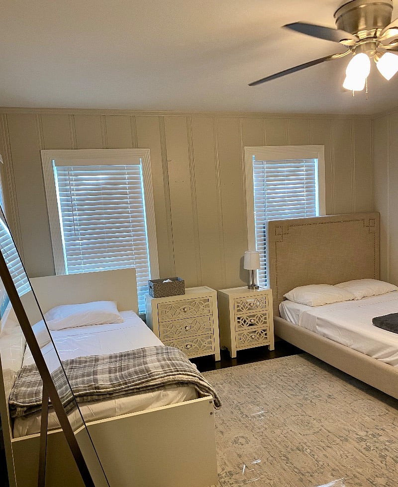 Twin trundle bed and full bed