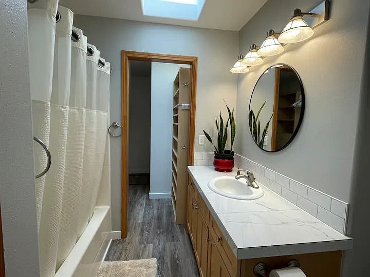 Master Bathroom with walk-in closet