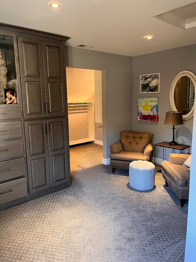 Master closet/ changing area.