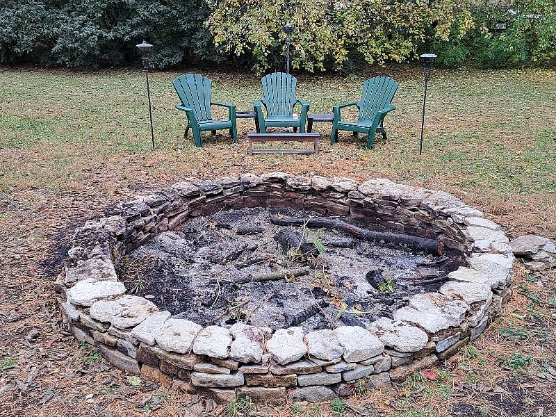 24 access fire pit.