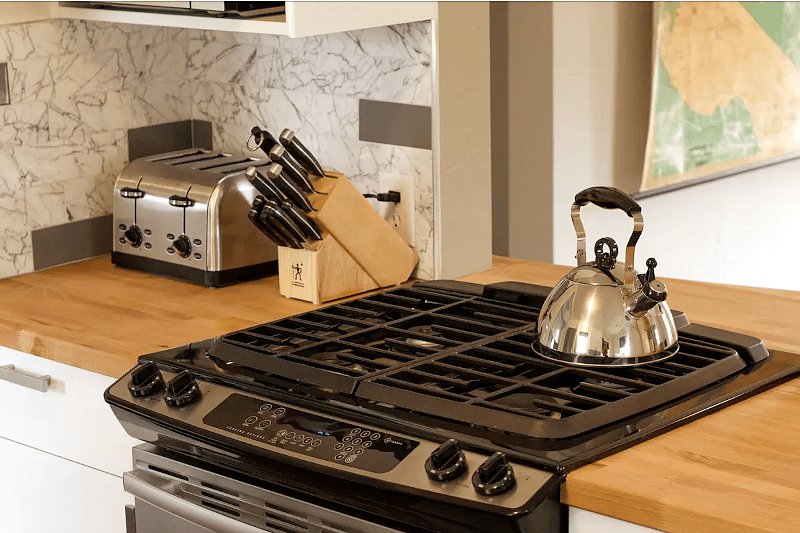This stove is really great to cook on.