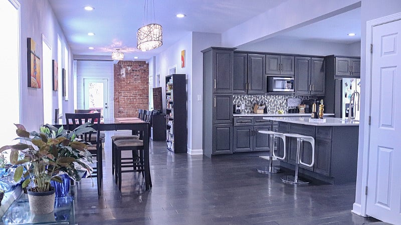 Communal Dining Area and Kitchen