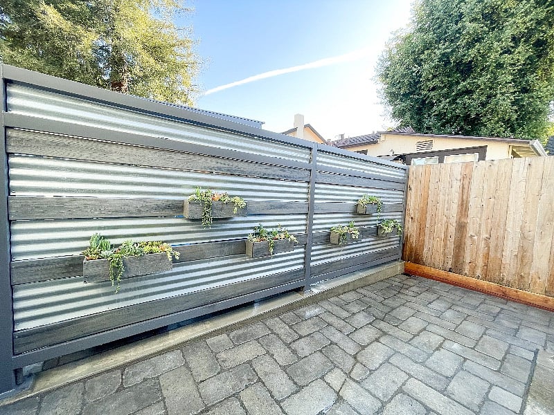 Patio Succulent Wall