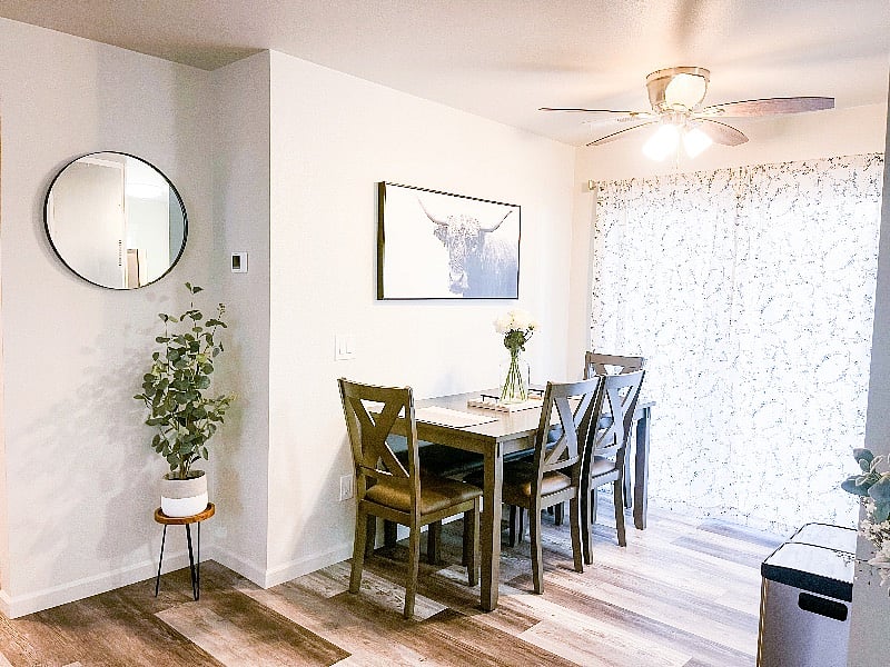 Dining room table. 