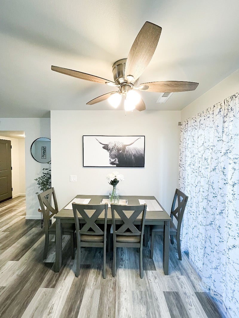 Dining room table. 
