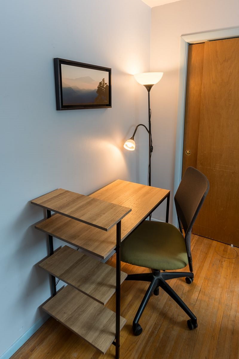 Workspace in second bedroom