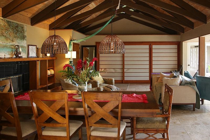 dining table in community room