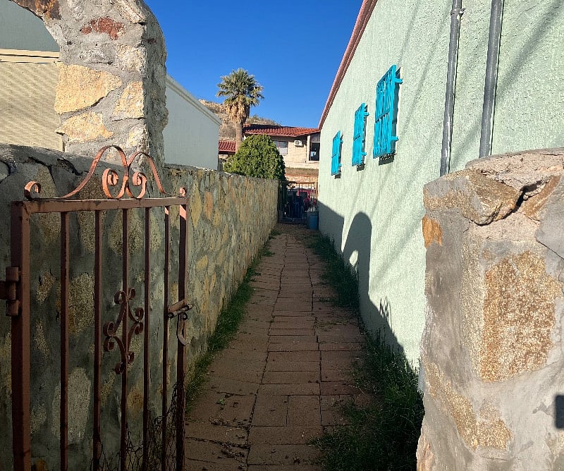 fenced in dog run, separate from backyard (pets welcome wherever you allow them in the backyard).