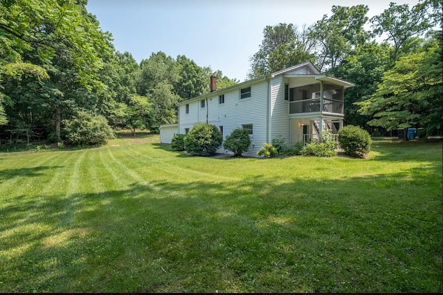 Large backyard