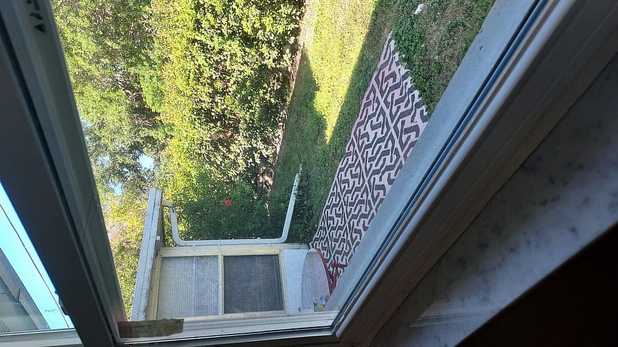 Private patio