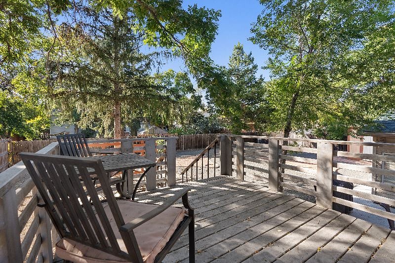 Private deck off the "bonus room."