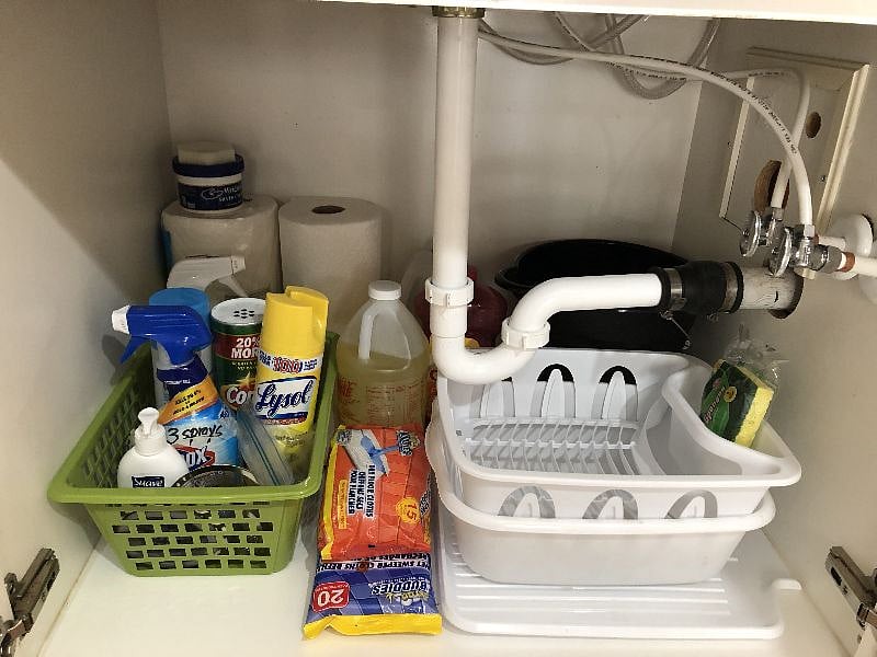 cleaning supplies provided