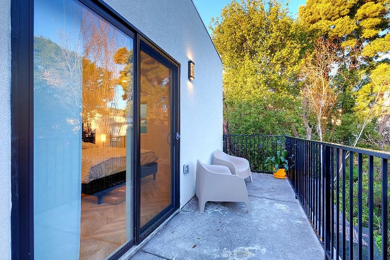 Master bedroom balcony.
