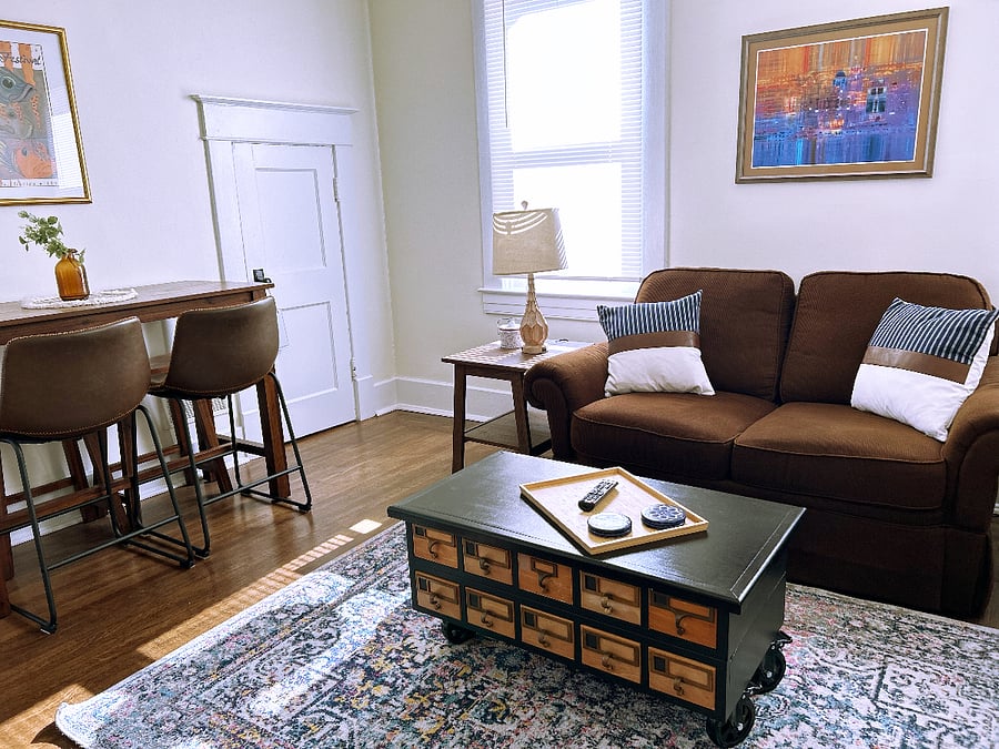 Sunny and bright main living area