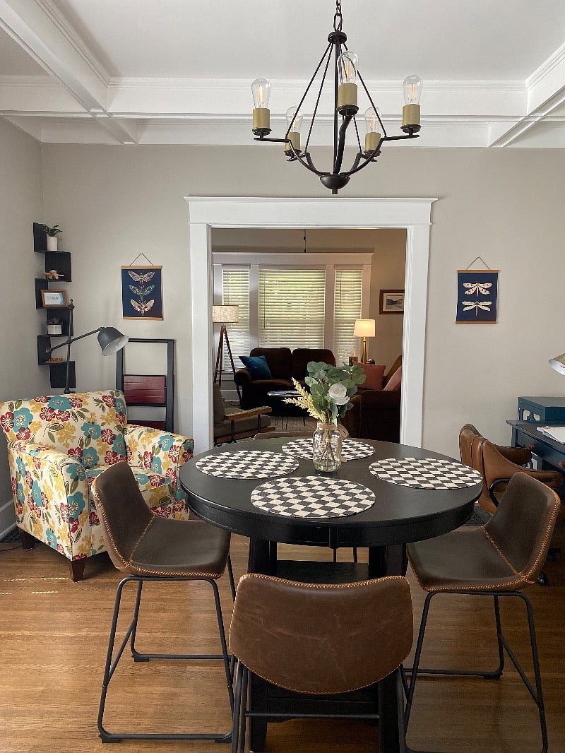 Beautiful Dining Room with craftsman details.