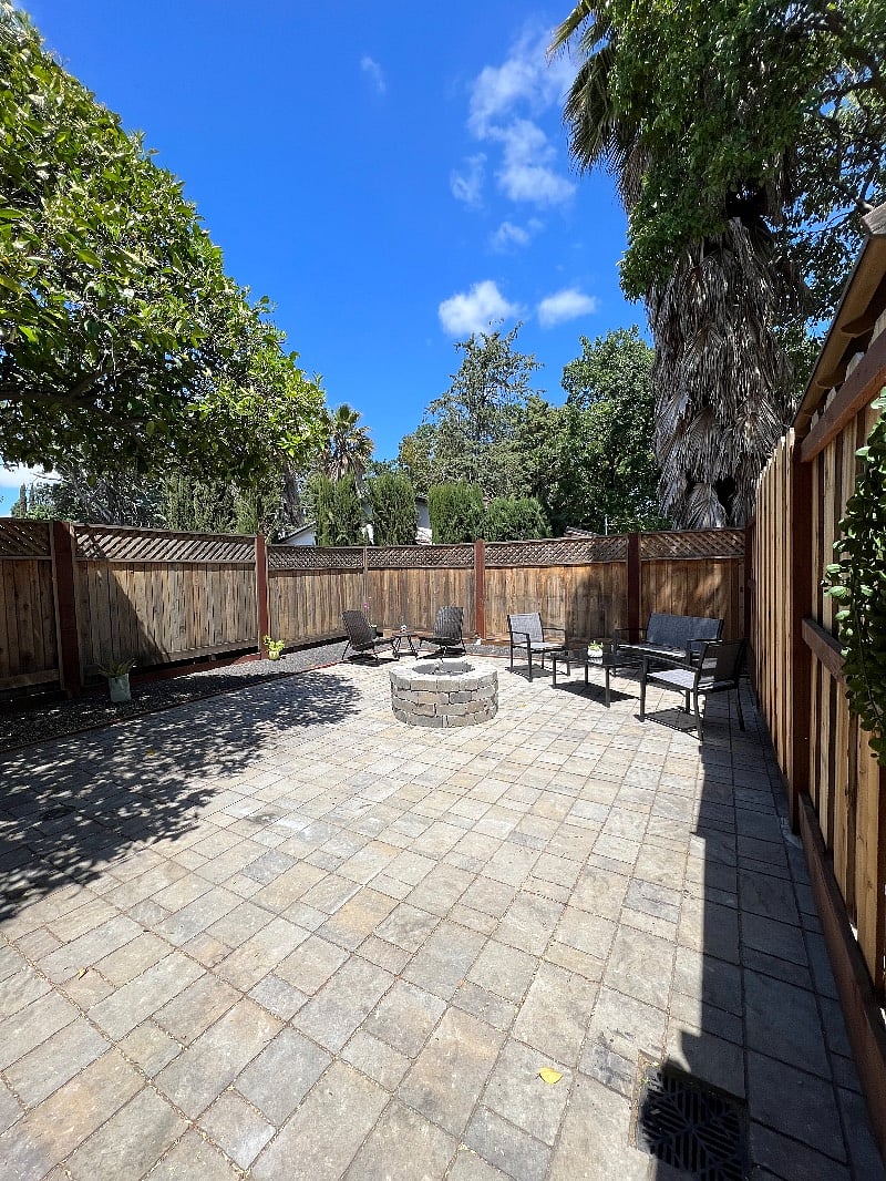 Expansive backyard (shared between two in-law units). 
