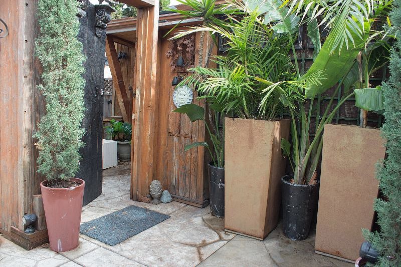 Secure entry door