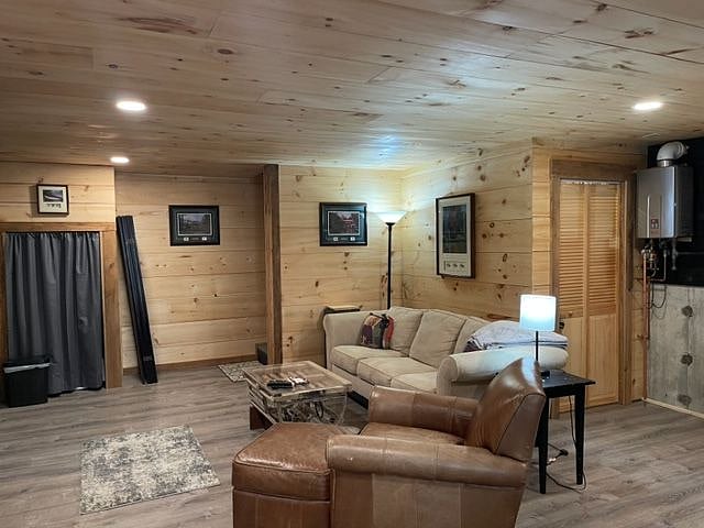Downstairs sitting area