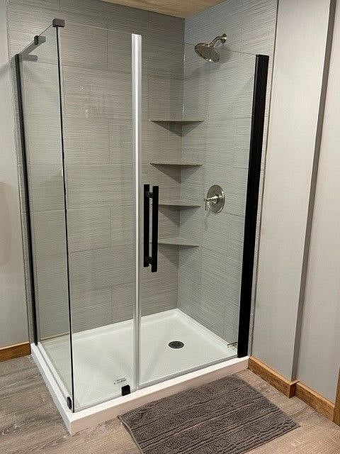 Downstairs shower