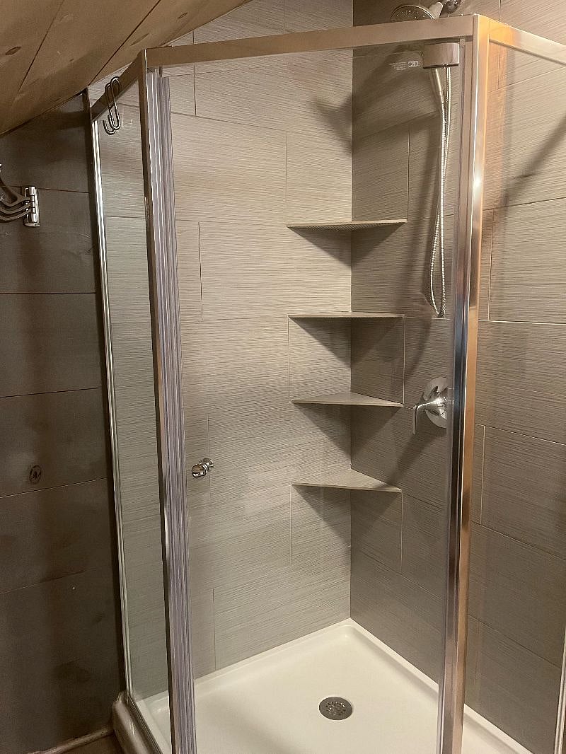 upstairs shower