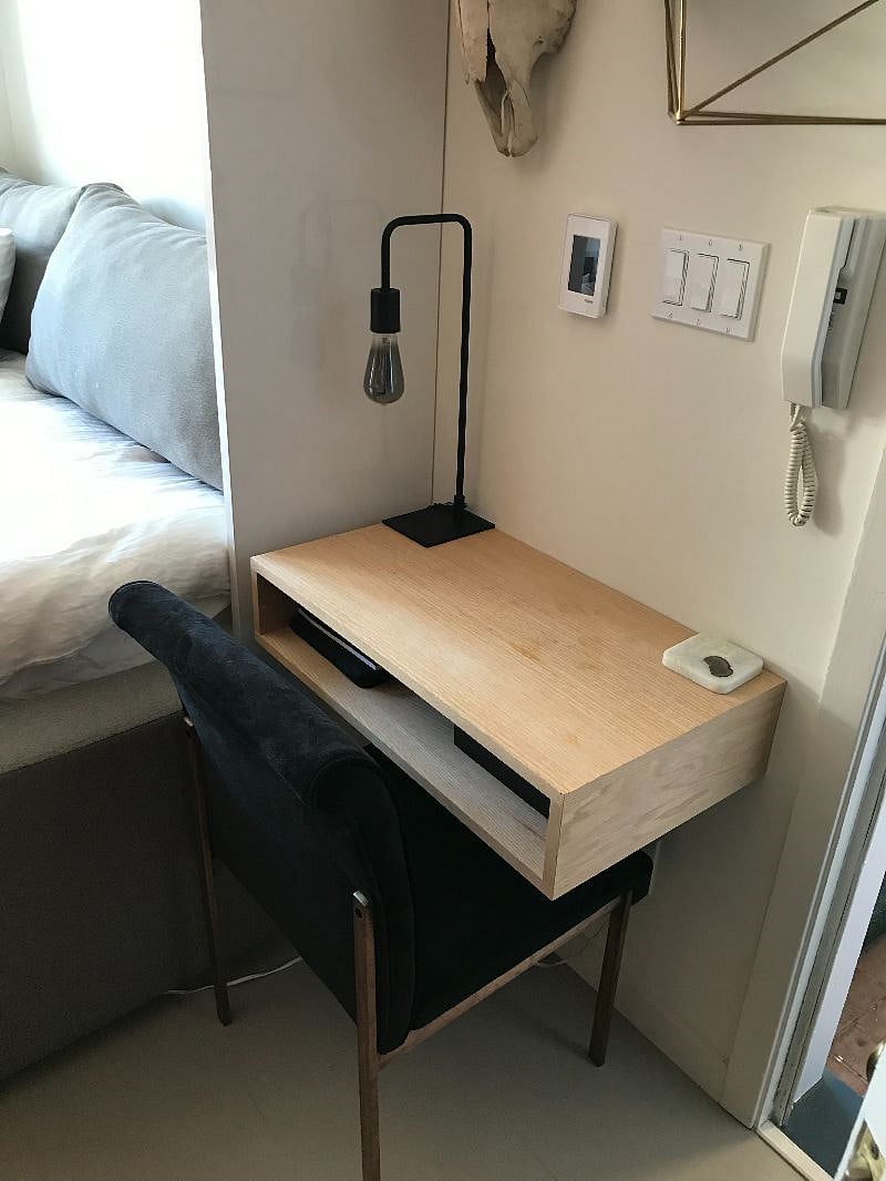 Wall-mounted desk