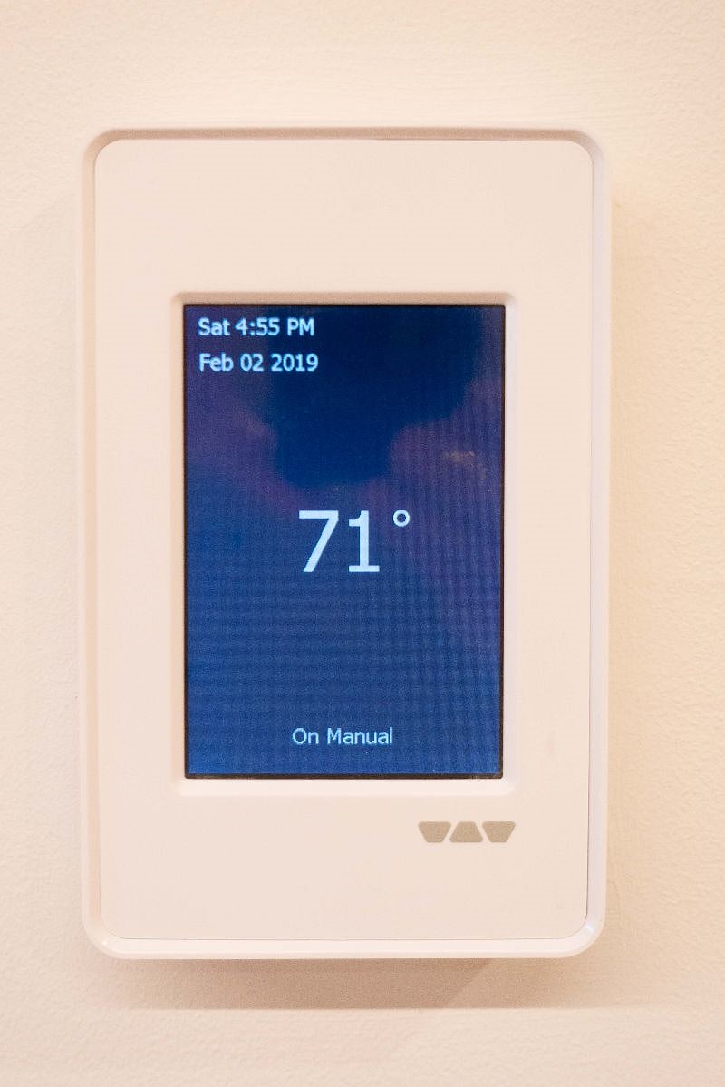 Radiant heat controls for floor