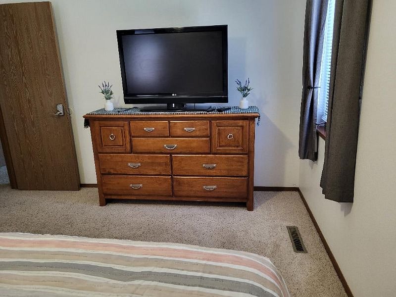 Large dresser and a large TV with WiFi and Firestick in your room.