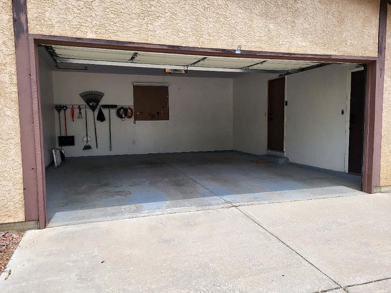 Drive in and enter directly into your home. Also, space for storage.