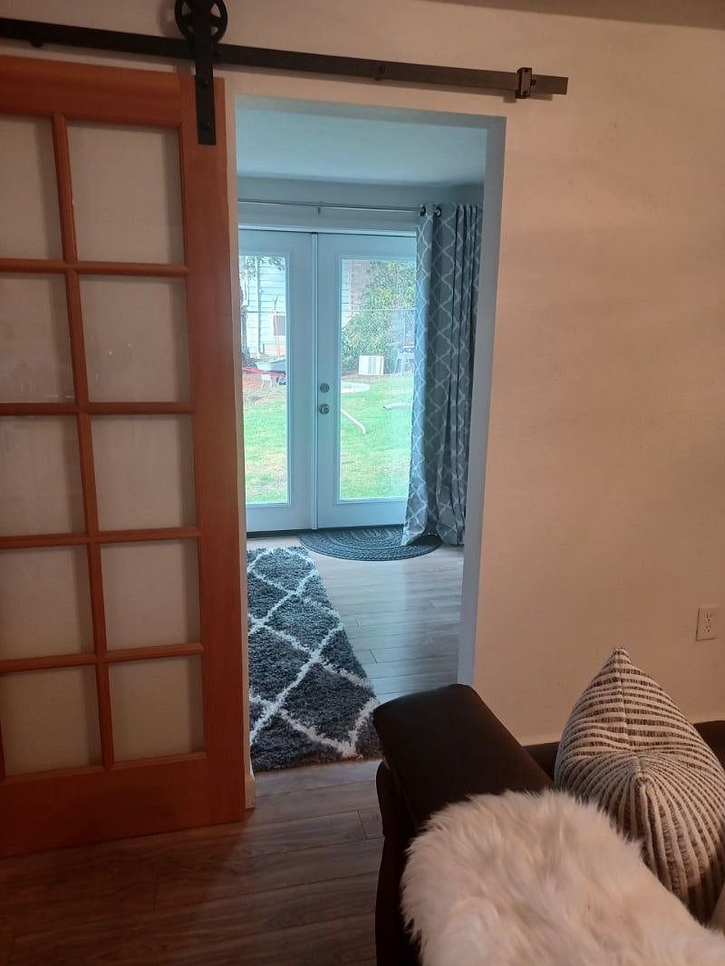 French door leading into bedroom!.
