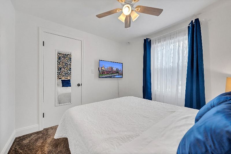 Bedroom #1 with a Smart Tv