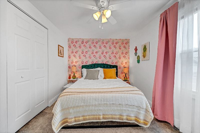 Bedroom #2 with a queen size bed