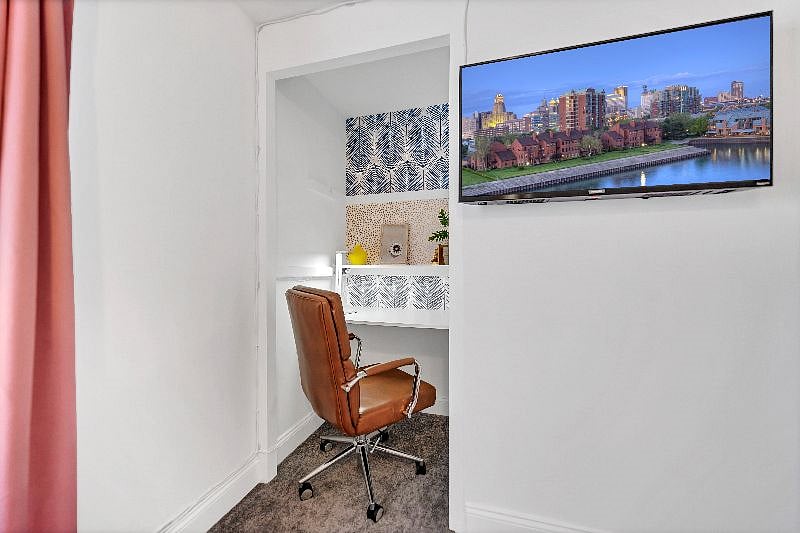 Bedroom #2 with a Smart Tv
