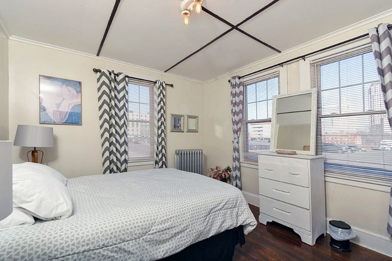 Second view of our A2 unit bedroom- queen bed