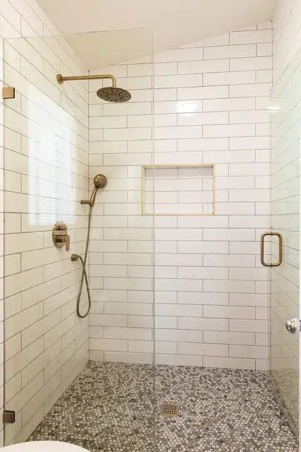 large walk in shower