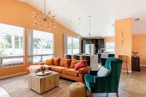 Large open floor plan with tons of natural light