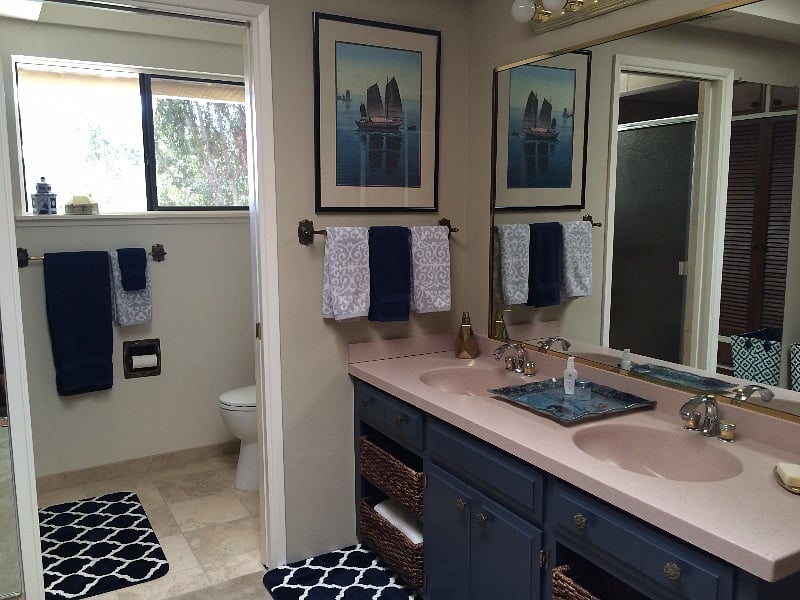 Ensuite bath in master