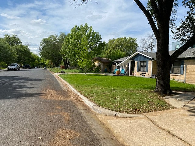 Plenty of street parking in front of the house