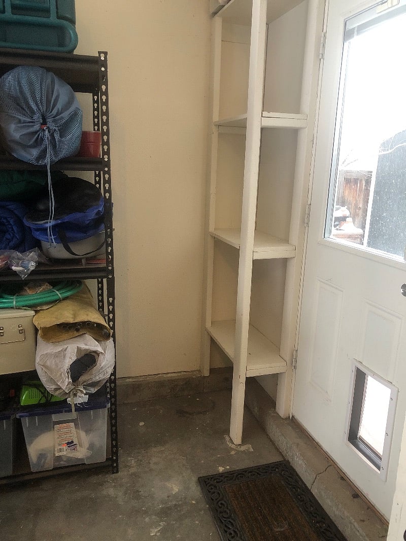 Additional storage space in the garage for tenant. Bike can also be parked in the garage.