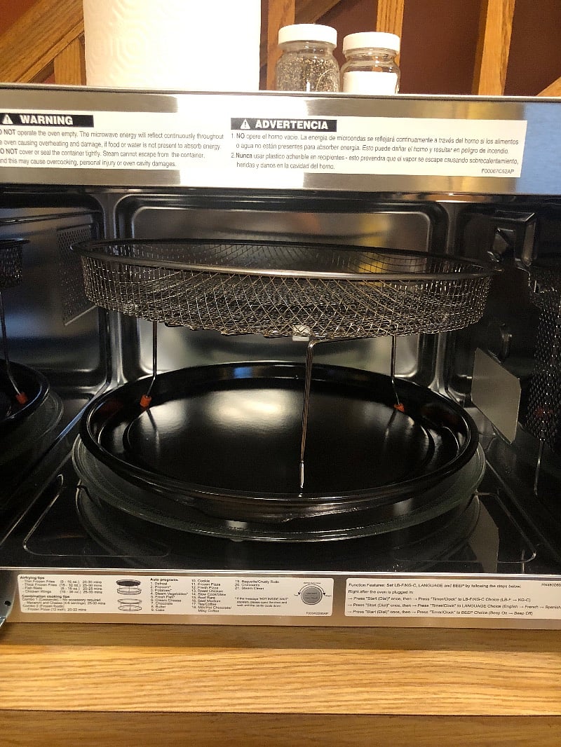 Accessories for oven's air frying capabilities.