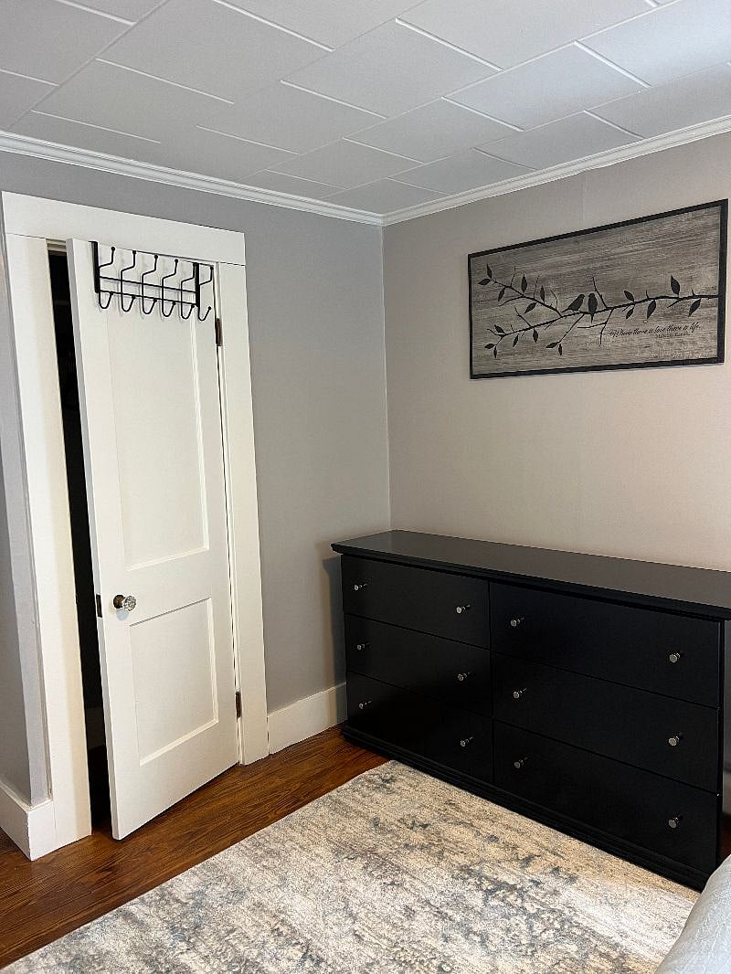Closet and dresser