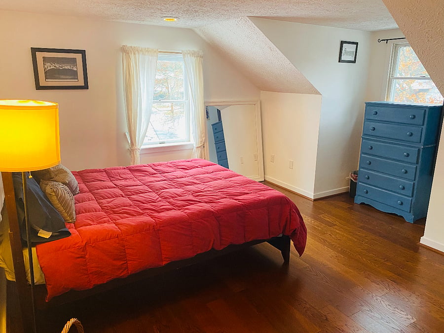 Second bedroom, large and gets wonderful natural light!
