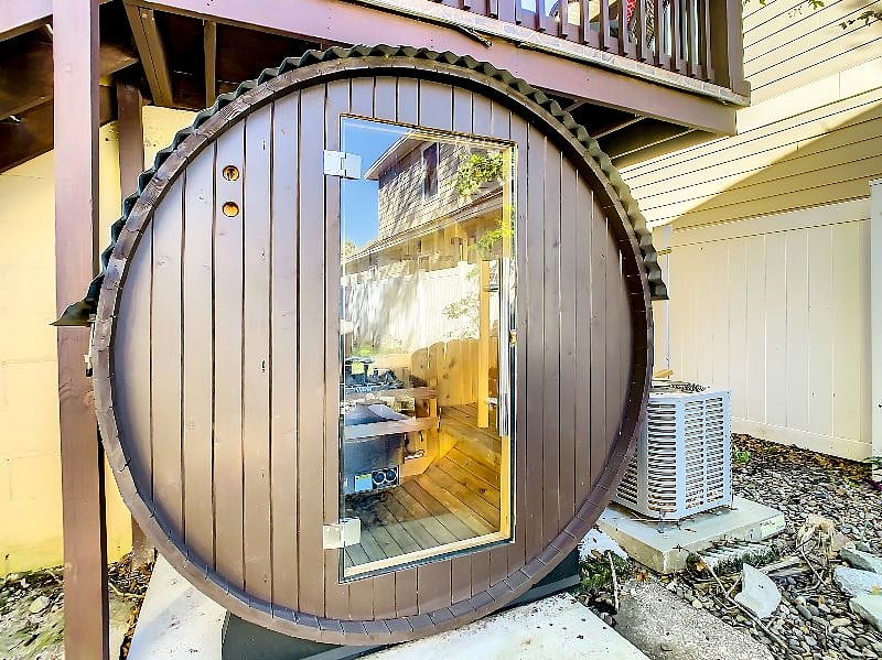 Barrell traditional Sauna!