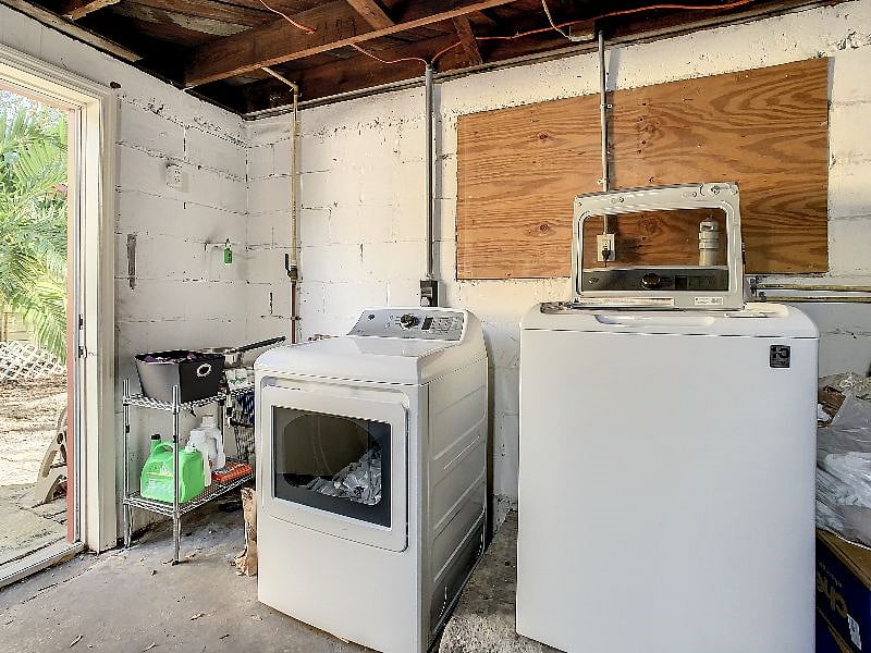Laundry downstairs!