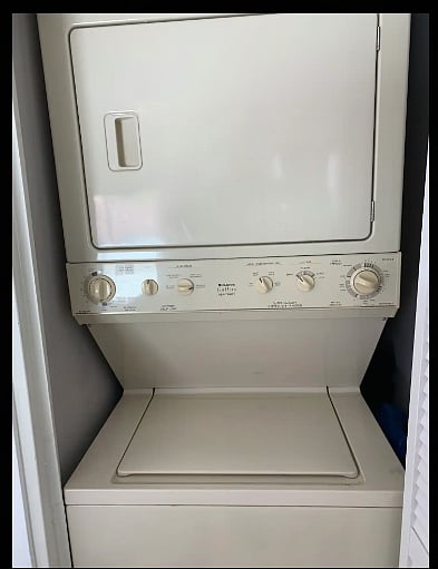 Washer and dryer in unit