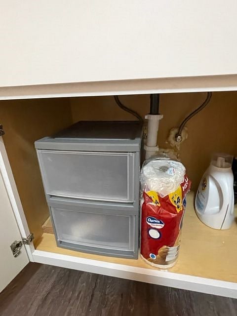 other items under bathroom sink